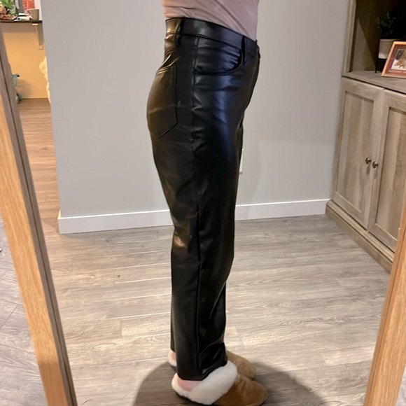 Abercrombie Vegan Leather Pants - Picture 2 of 4